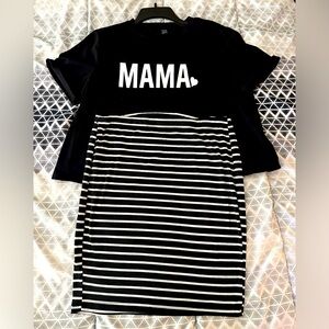 Maternity Mama Shirt and Skirt Set Size Large NEVER WORN